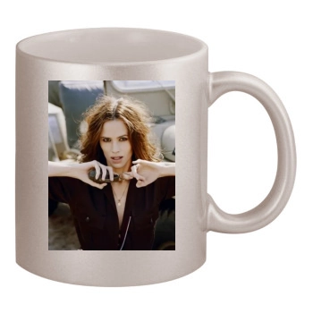 Jennifer Garner 11oz Metallic Silver Mug