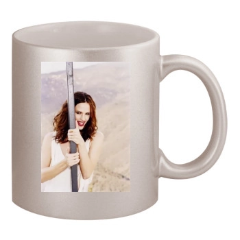 Jennifer Garner 11oz Metallic Silver Mug