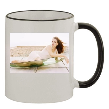 Jennifer Garner 11oz Colored Rim & Handle Mug