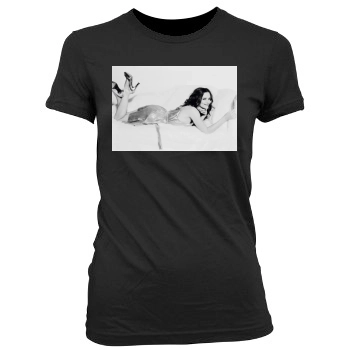 Jennifer Garner Women's Junior Cut Crewneck T-Shirt