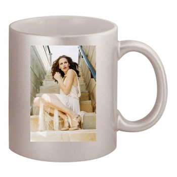 Jennifer Garner 11oz Metallic Silver Mug