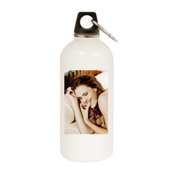 Jennifer Garner White Water Bottle With Carabiner