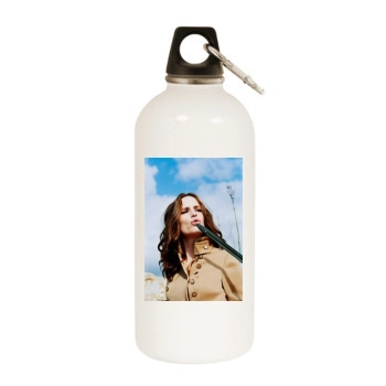 Jennifer Garner White Water Bottle With Carabiner