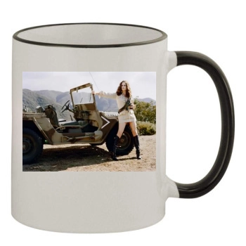 Jennifer Garner 11oz Colored Rim & Handle Mug