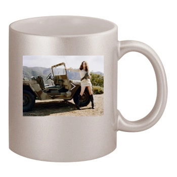 Jennifer Garner 11oz Metallic Silver Mug