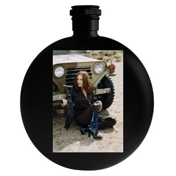 Jennifer Garner Round Flask