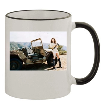 Jennifer Garner 11oz Colored Rim & Handle Mug