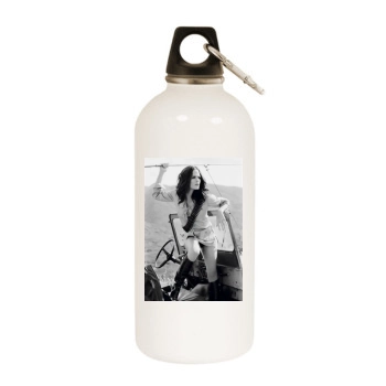 Jennifer Garner White Water Bottle With Carabiner