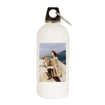 Jennifer Garner White Water Bottle With Carabiner