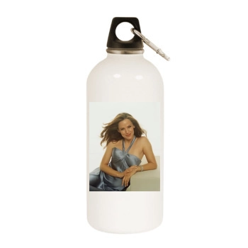 Jennifer Garner White Water Bottle With Carabiner