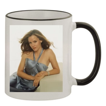 Jennifer Garner 11oz Colored Rim & Handle Mug