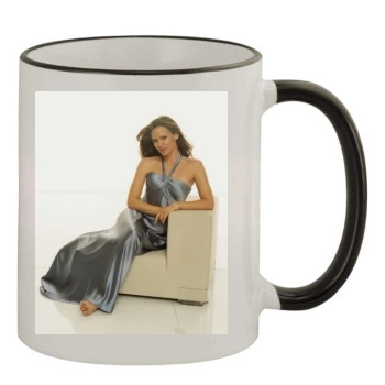 Jennifer Garner 11oz Colored Rim & Handle Mug