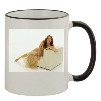 Jennifer Garner 11oz Colored Rim & Handle Mug