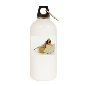 Jennifer Garner White Water Bottle With Carabiner