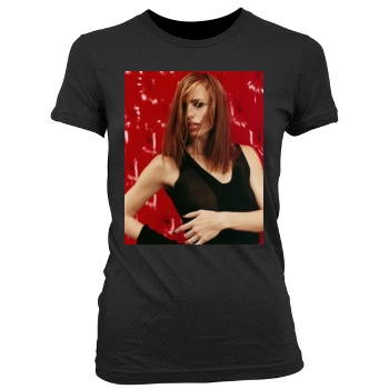 Jennifer Garner Women's Junior Cut Crewneck T-Shirt