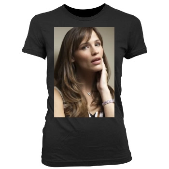 Jennifer Garner Women's Junior Cut Crewneck T-Shirt