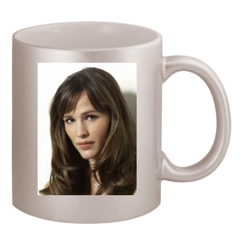 Jennifer Garner 11oz Metallic Silver Mug