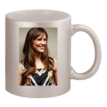 Jennifer Garner 11oz Metallic Silver Mug