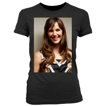 Jennifer Garner Women's Junior Cut Crewneck T-Shirt