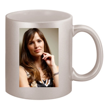 Jennifer Garner 11oz Metallic Silver Mug