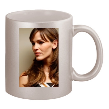 Jennifer Garner 11oz Metallic Silver Mug