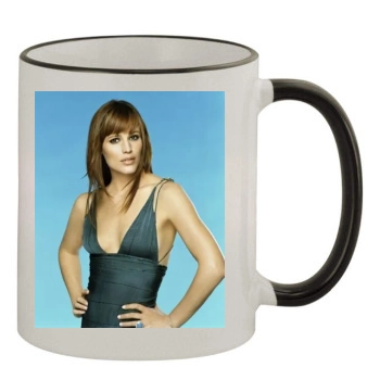 Jennifer Garner 11oz Colored Rim & Handle Mug