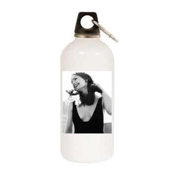 Jennifer Garner White Water Bottle With Carabiner