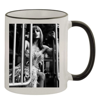 Jennifer Garner 11oz Colored Rim & Handle Mug