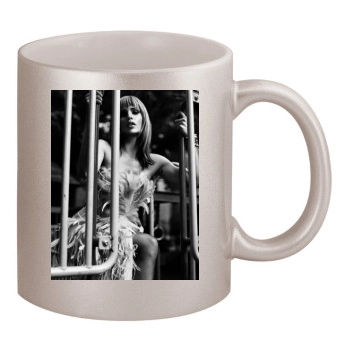 Jennifer Garner 11oz Metallic Silver Mug