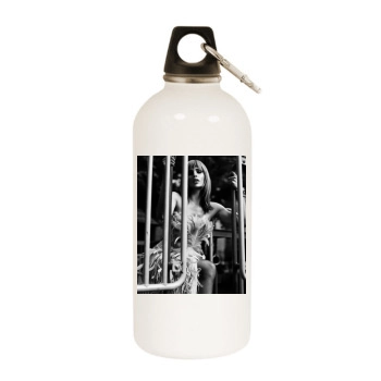 Jennifer Garner White Water Bottle With Carabiner