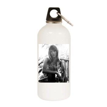 Jennifer Garner White Water Bottle With Carabiner