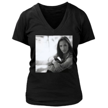 Jennifer Garner Women's Deep V-Neck TShirt