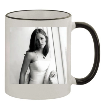 Jennifer Garner 11oz Colored Rim & Handle Mug