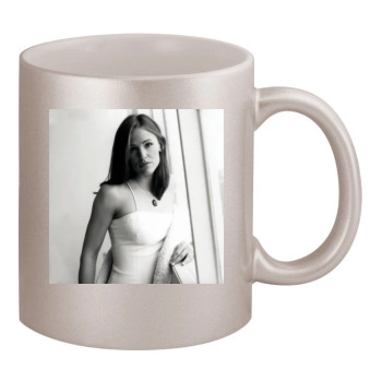 Jennifer Garner 11oz Metallic Silver Mug