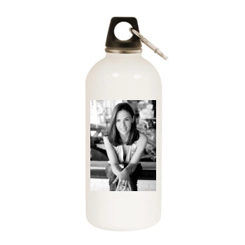 Jennifer Garner White Water Bottle With Carabiner