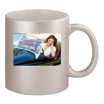 Jennifer Garner 11oz Metallic Silver Mug