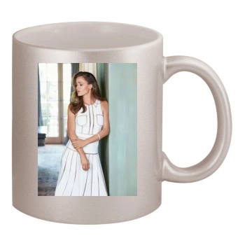 Jennifer Garner 11oz Metallic Silver Mug