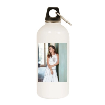 Jennifer Garner White Water Bottle With Carabiner