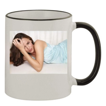 Jennifer Garner 11oz Colored Rim & Handle Mug