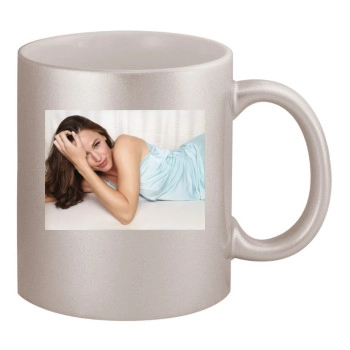 Jennifer Garner 11oz Metallic Silver Mug