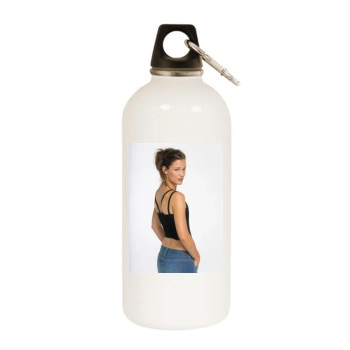 Jennifer Garner White Water Bottle With Carabiner