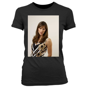 Jennifer Garner Women's Junior Cut Crewneck T-Shirt