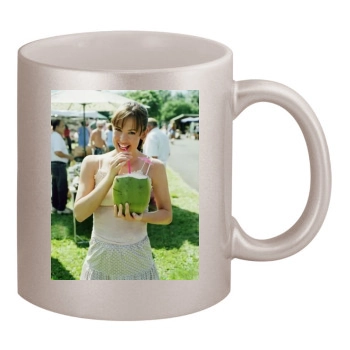 Jennifer Garner 11oz Metallic Silver Mug