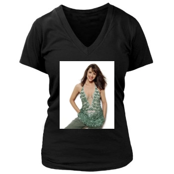 Jennifer Garner Women's Deep V-Neck TShirt