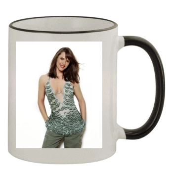 Jennifer Garner 11oz Colored Rim & Handle Mug