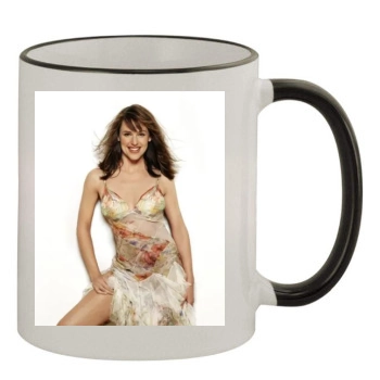 Jennifer Garner 11oz Colored Rim & Handle Mug