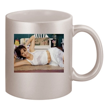 Jennifer Garner 11oz Metallic Silver Mug