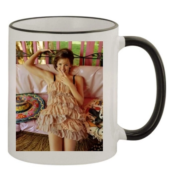 Jennifer Garner 11oz Colored Rim & Handle Mug