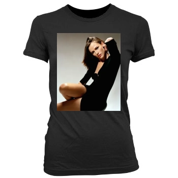 Jennifer Garner Women's Junior Cut Crewneck T-Shirt