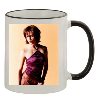 Jennifer Garner 11oz Colored Rim & Handle Mug